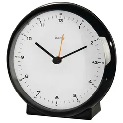 Hama Funkwecker Elegance Pro ohne Ticken, schwarz      186317