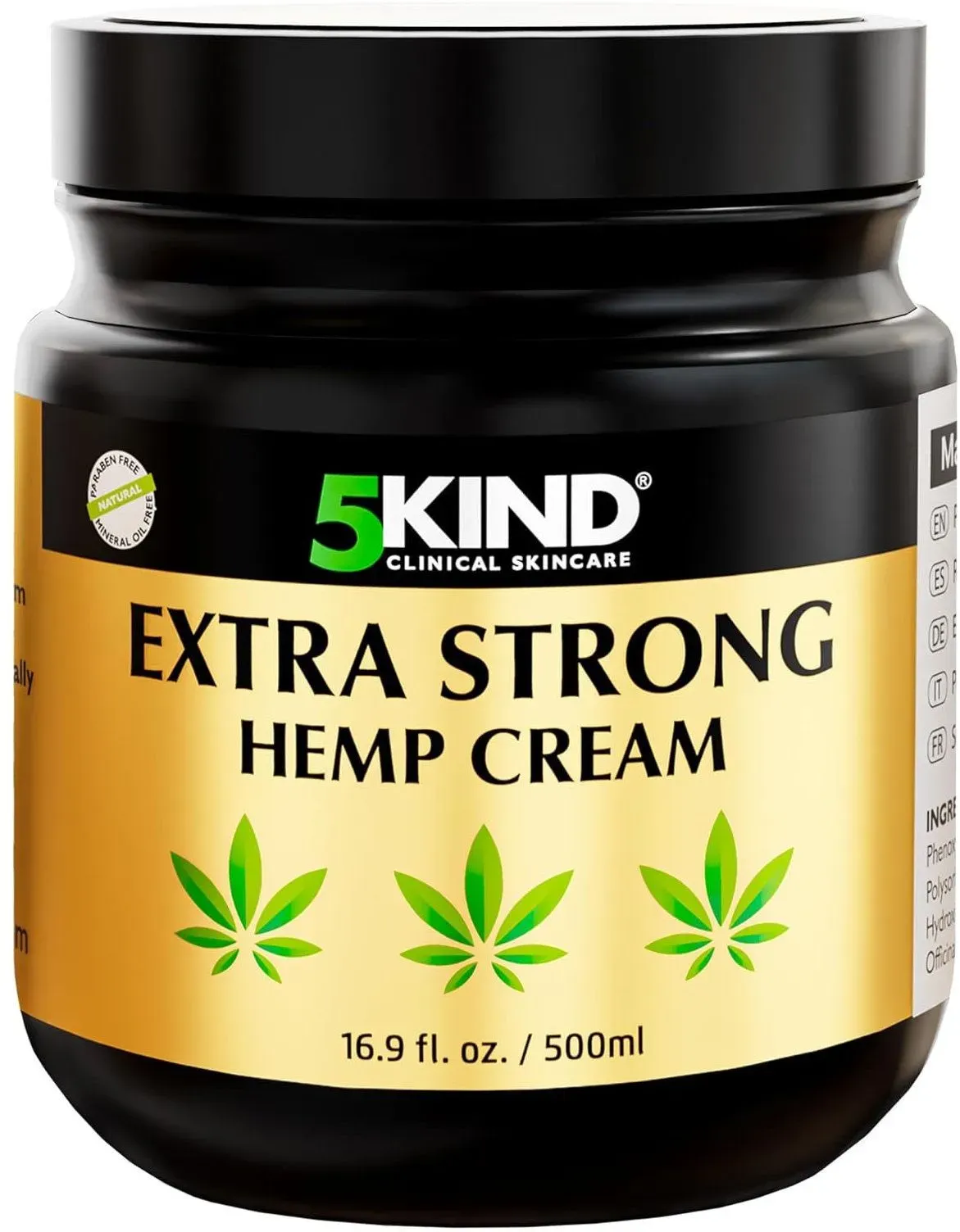 5kind Extra Starke Hanfcreme 500 ml