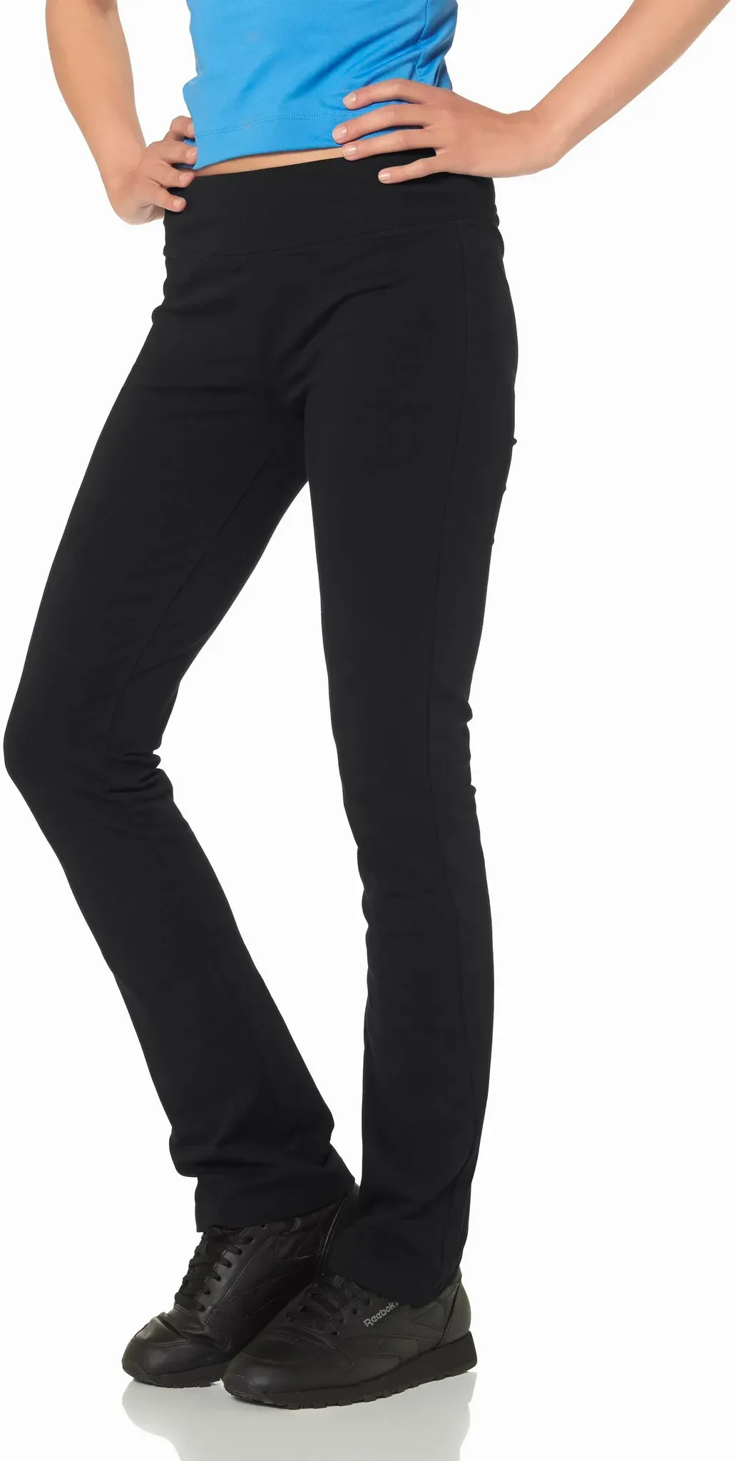 Leggings EASTWIND, Damen, Gr. 88, K + L Gr, schwarz (schwarz (kurz,, langgrößen)), Obermaterial: 95% Baumwolle, 5% Elasthan, unifarben, schmal lang, Hosen Leggings, mit versteckter Bundtasche