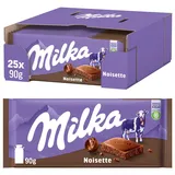 MILKA Noisette Tafel 25 x 90 g (2,25 Kg)