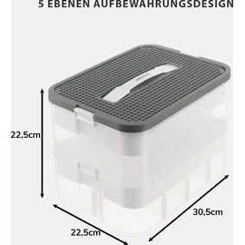 Kruzzel Aufbewahrungsbox 15 L 1-tlg. transparent
