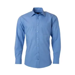 Langarm Hemd "JN678" - XXL - aqua