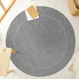 Ayyildiz Outdoorteppich AYYILDIZ TEPPICHE "RELAX 4311", grau, H:5mm Ø:120cm, Polypropylen, Teppiche, Outdoorteppich, pflegeleicht, robust, In- und Outdoor geeignet, große Farbauswahl