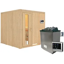 Karibu Rodin inkl. 9 kW Ofen + ext. Steuerung easy