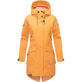 Navahoo Damen Übergangsjacke leichte Jacke mit Kapuze Pfefferschote Apricot Sorbet Gr. XS - XS
