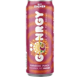 Paradise Punch mit Zucker - GÖNRGY Energy Drink by MontanaBlack 500ml