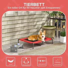 PawHut Hundesofa PawHut 92 x 76 cm rot