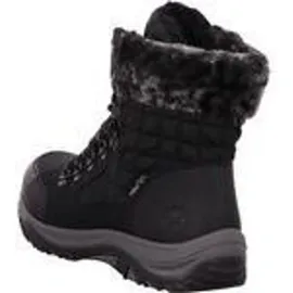 Rieker Schnürstiefelette Warmfutter für Damen schwarz, 38 EU