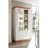 Home Affaire Vitrine Cremona 102 x 44 x 204 cm Weiß