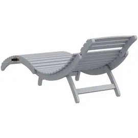 vidaXL Sonnenliege 184 x 55 x 64 cm Grau
