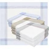 Betz 12 Stück Herren Stoff Taschentücher Set Martin Dessin 02 Größe 40 x 40 cm 100% Baumwolle - 12 Stück