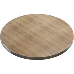 Bistro Tischplatte | Ø 70 cm | Eiche | Gastro Tischplatte