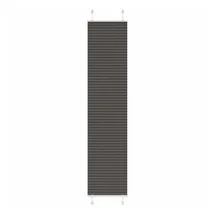 vidaXL Plissee 45 x 200 cm schwarz