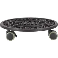 Esschert Design Antik-Pflanzentrolley rund Ø 28 cm