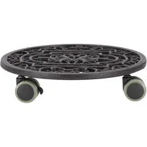 Esschert Design Antik-Pflanzentrolley rund Ø 28 cm