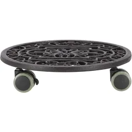 Esschert Design Antik-Pflanzentrolley rund Ø 28 cm