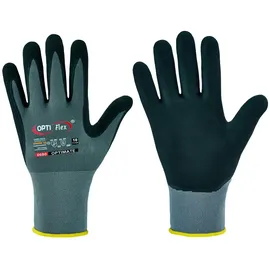 OPTI Flex Handschuh OPTIMATE Gr.10 grau/schwarz EN 420/EN 388 PSA II OPTIFLEX