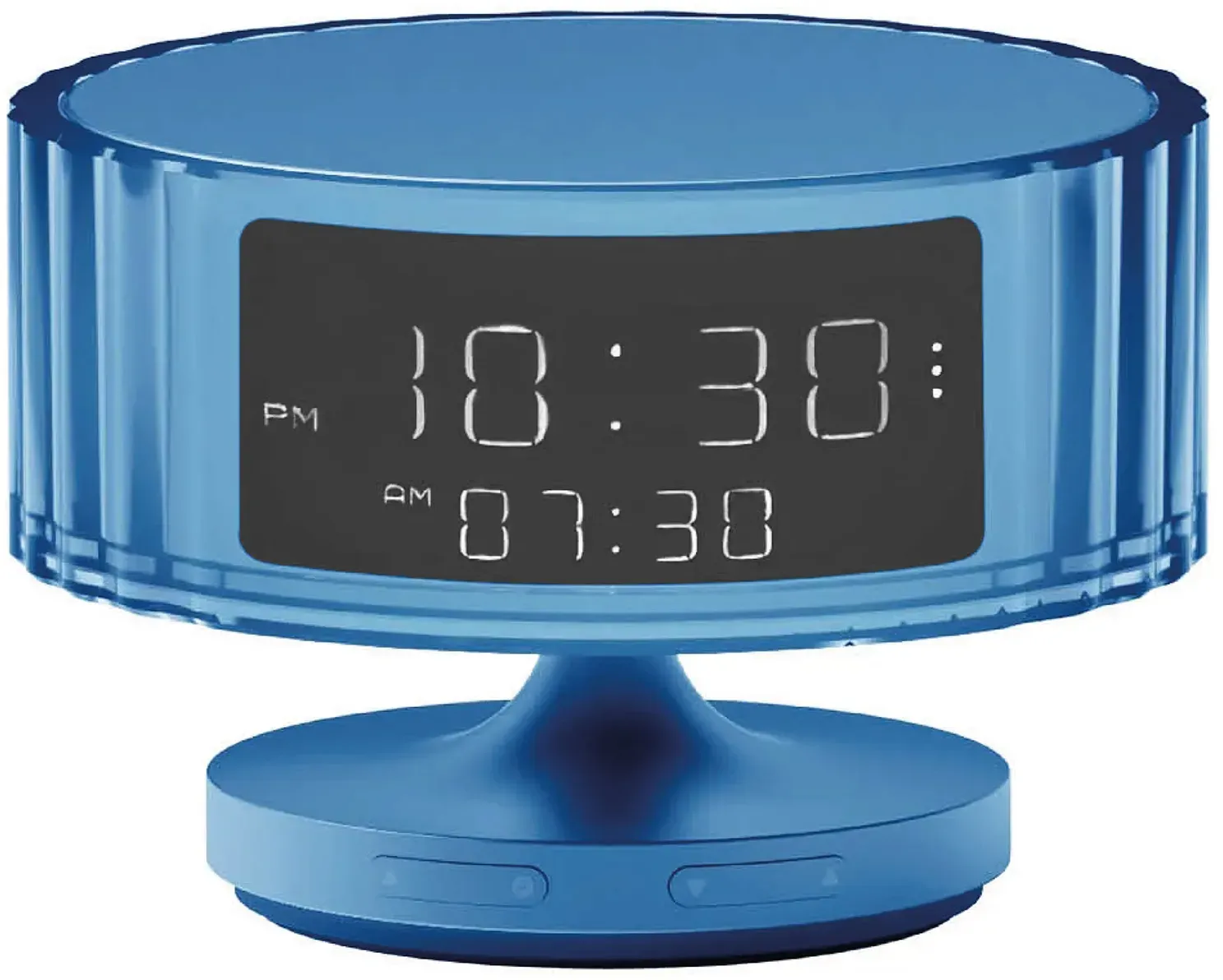 Stylistic Digitalwecker Hari Waves Blau