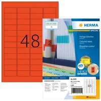 Herma Etiketten rot 45,7 x 21,2 mm