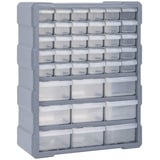 vidaXL Multi-Schubladen Organizer mit 39 Schubladen Sortierkasten Sortimentskasten Sortimentskoffer Sortimentsbox Kleinteilemagazin 38x16x47cm