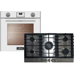 Herd Set/ Kaiser EG 6374 W / Einbaubackofen +KG 9356 / Gaskochfeld