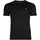 Emporio Armani Herren T-Shirts, schwarz Viskose/Modal unifarben, schwarz, NOS
