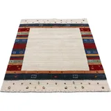 carpetfine Gabbeh Nura Wollteppich 140 x 200 cm Beige