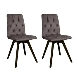 Andas Esszimmerstuhl ANDAS "Rania", braun (braun, buche wenge), B:45cm H:91cm T:55cm, Massivholz, Sperrholz, Stühle, Esszimmerstuhl, mit Massivholzbeinen