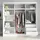 A&J MöbelLand Schwebetürenschrank Ivar 200 x 215 x 59,5 cm Schwarz
