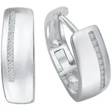 VIVANCE Creolen VIVANCE Silber rhodiniert mit Zirkonia 925  one-size