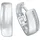 VIVANCE Creolen VIVANCE Silber rhodiniert mit Zirkonia 925  one-size