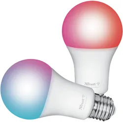 Trust 71294, Intelligentes Leuchtmittel, WLAN, Weiß, LED, E27, A-Form