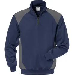 Sweatshirt "7048 SHV" Fusion Skarup UV-Schutz - L - marine/grau