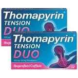 Thomapyrin TENSION DUO mit Coffein & Ibuprofen - Doppelpack 2X12 St