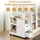 SoBuy Druckertisch 30x60x60 cm Weiß