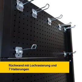 BAMATO Premium Werkstattwagen WORK-550 mit 348-tlg CrV Werkzeugset
