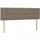 vidaXL Boxspringbett mit Matratze Taupe 140x200 cm Stoff