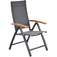 Merxx Toblino Klappsessel 61 x 61 x 98 cm grau