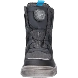 superfit Jungen Mars Warm Gefütterte Gore-tex Schneestiefel, Schwarz Hellgrau 0070, 38