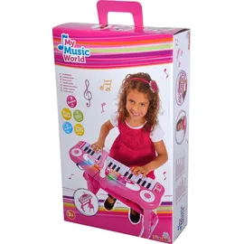 Simba Kinder-Keyboard My Music World  mit Hocker und Mikrofon  rosa