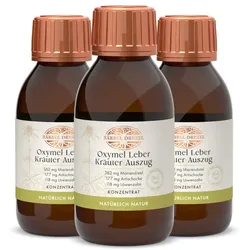 Oxymel Leber Kräuter-Auszug mit Mariendistel, Artischocke und Löwenzahn