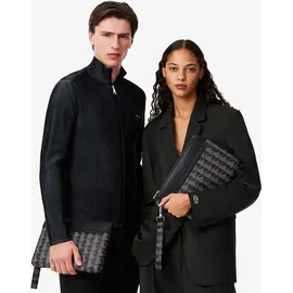 Lacoste The Blend Clutch Monogram Noir Gris schwarz - Schwarz