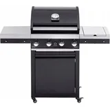 GrandHall Gasgrill Premium G4 Trolley 14 kW 4 Brenner, 1 Seitenbrenner K04000331A