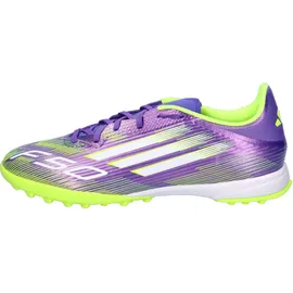 adidas F50 LEAGUE TF - Purple Rush/Ftwr White/Lemon / 48