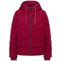Cecil Steppjacke mit Kapuze beaujolais red S
