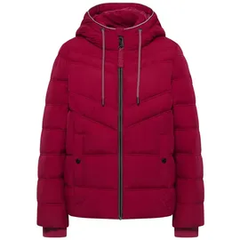 Cecil Steppjacke mit Kapuze beaujolais red S