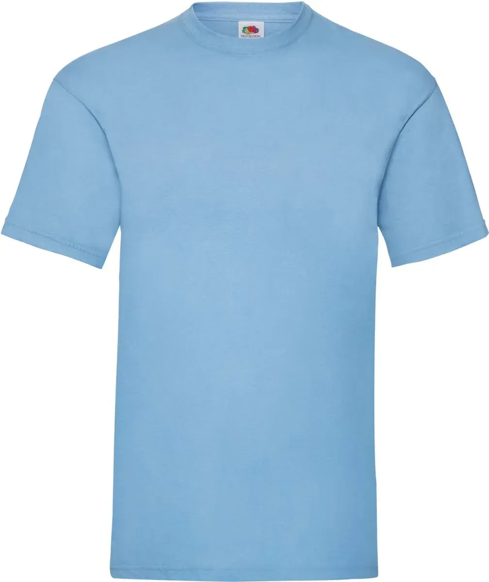 Fruit of the Loom Herren Valueweight T T-Shirt 61-036-0 sky blue 3XL
