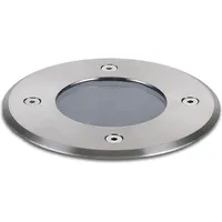 ISOLED Bodeneinbaustrahler silber 12,0 cm exkl. Leuchtmittel IP67
