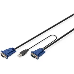 DIGITUS KVM-Kabel USB für KVM-Konsolen