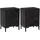 vidaXL Nachtschrank 40 x 30 x 55 cm Schwarz
